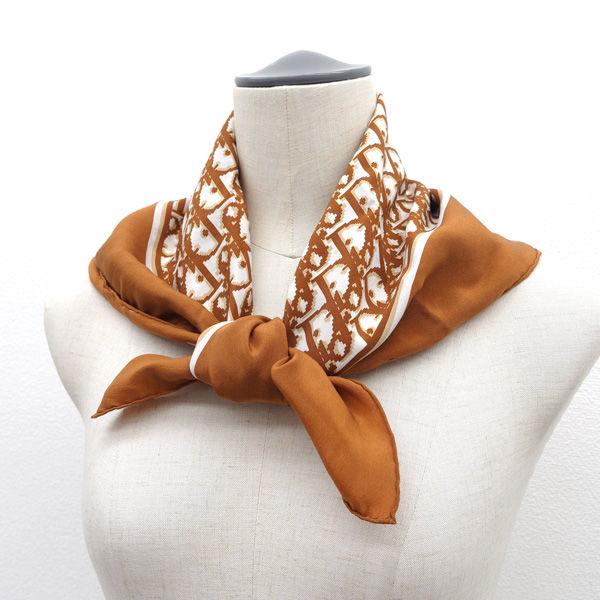 Christian Dior スカーフ ディオール レディース 茶色 CHRISTIAN DIOR