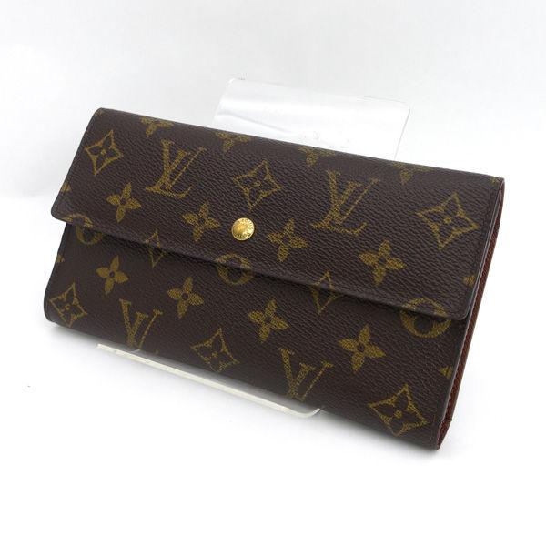 LOUIS VUITTON / ルイヴィトン ◆ポルトフォイユ・インターナショナル 三つ折り長財布 モノグラム M61217 ブランド【財布】