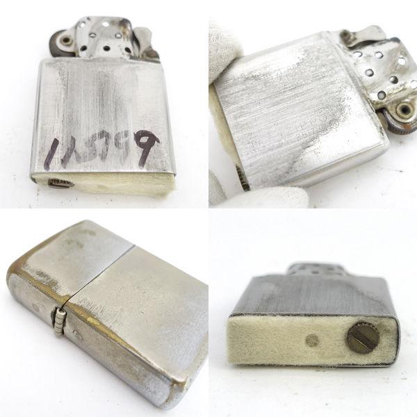 Zippo 「 PAT2032695 」　　　中古　 ジッポ Zippo ⁄ ジッポ ◇無地⁄PAT.2032695⁄シルバーカラー メンズ