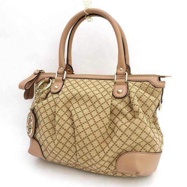 GUCCI グッチ スーキー ディアマンテ 247902 ハンドバッグ レザー ブラウン ゴールド金具 2WAY ショルダーバッグ グッチ GUCCI スーキー ディアマンテ ハンドバッグ バッグ キャンバス