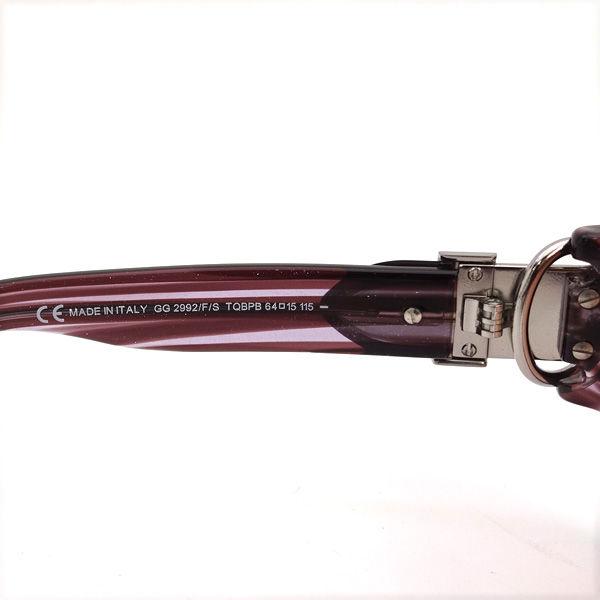 GUCCI / グッチ ◇サイドロゴ ベルトモチーフ サングラス GG2992