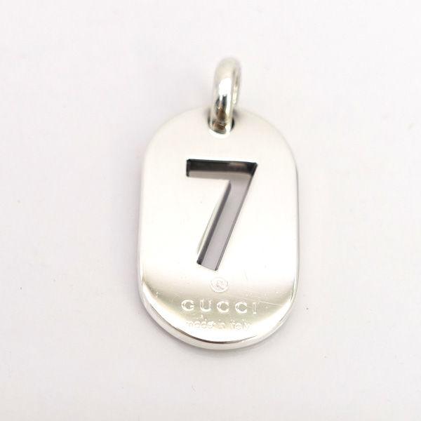 GUCCI グッチ ネックレス トップ No.7 正規品 GUCCI / グッチ ◇ネックレス ペンダントトップ ナンバー7 SILVER 925