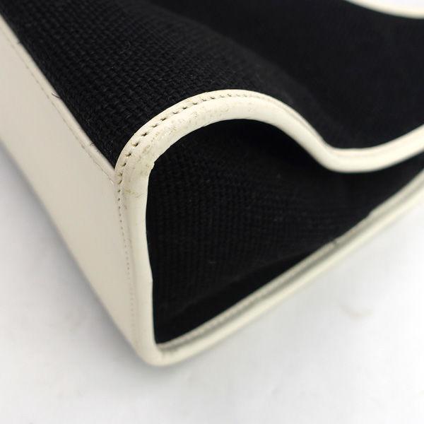 GUCCI / グッチ ◇ジャッキー ショルダーバッグ ブラック ホワイト