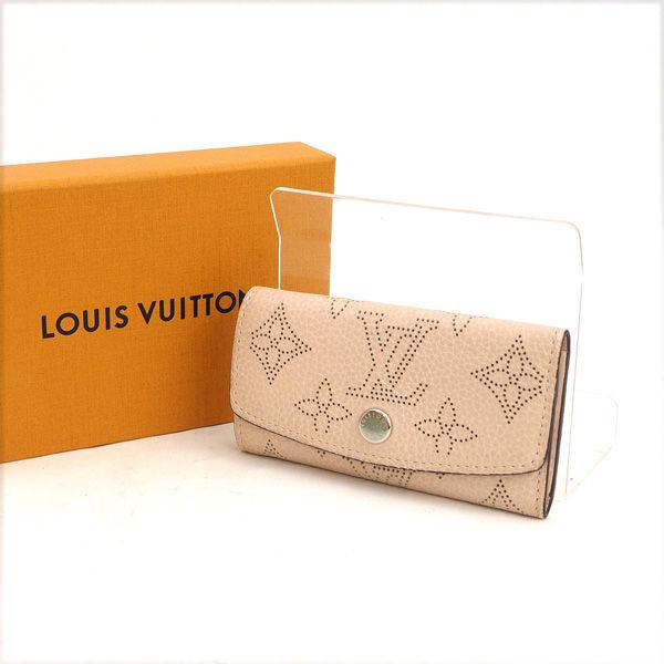 LOUIS VUITTON / ルイヴィトン ◆モノグラム マヒナ キーケース ミュルティクレ 4 ジャスミンピンク M82760 ブランド【中古】