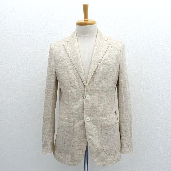 DURBAN ダーバン ◆テーラードジャケット/BRING Material/2B/ベージュ/46 1600207014 メンズファッション