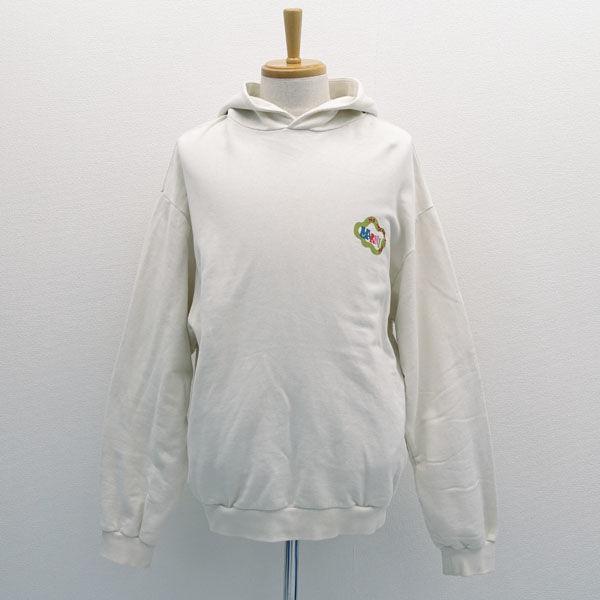 MARNI × NO VACANCY INN ◆プルオーバーパーカー/ロゴ/ホワイト/サイズ48/23SS FUMU0067PB USCV33 メンズファッション