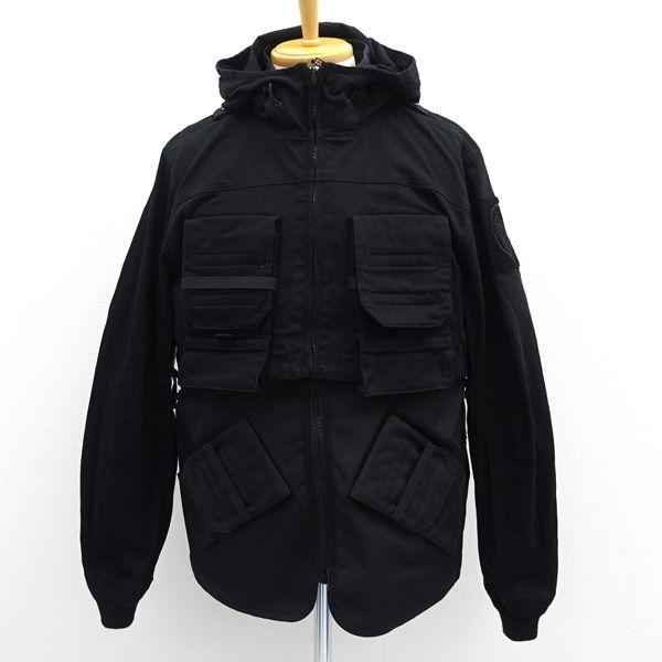 AVIREX P.D.W. / アヴィレックス ◆COMBINATION 3WAY JACKET/ジャケット/ブラック/2XL 6682005 メンズファッション　【中古】