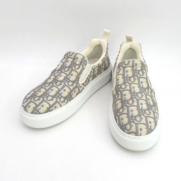 Christian Dior / クリスチャンディオール ◆スリッポン オブリーク モノグラム Size：36.5【レディース/靴/シューズ】【中古】