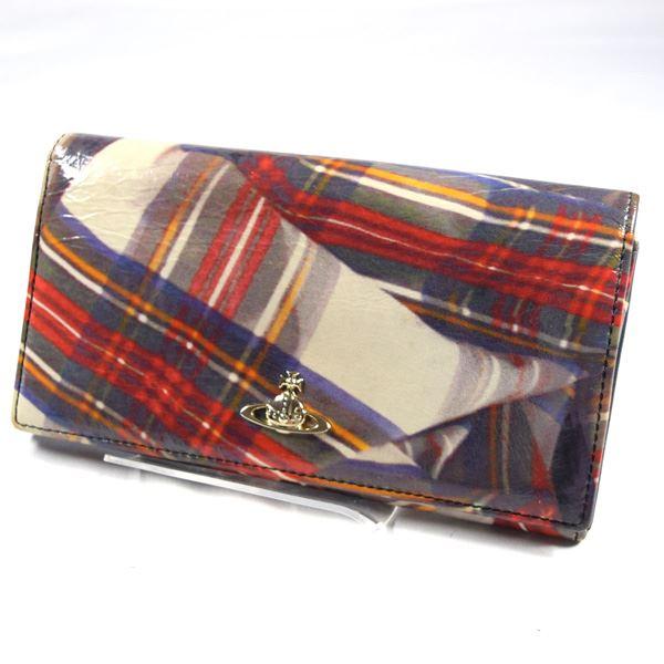 Vivienne Westwood / ヴィヴィアンウエストウッド ◆slouchy 二つ折り長財布 パテントレザー 【wallet/コイン】 【中古】 の通販は 5,865円
