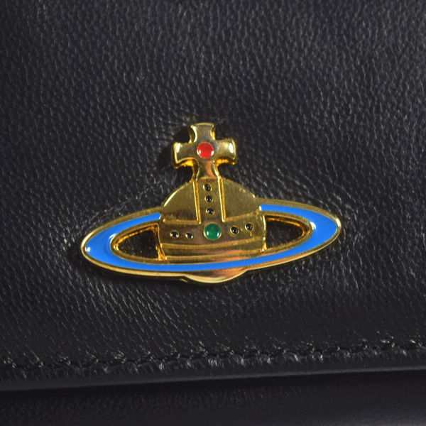 Vivienne Westwood / ヴィヴィアンウエストウッド ■オーブ ヴィヴィアン 6連キーケース レザー ブラック ブランド 【中古】  ｜au PAY マーケット