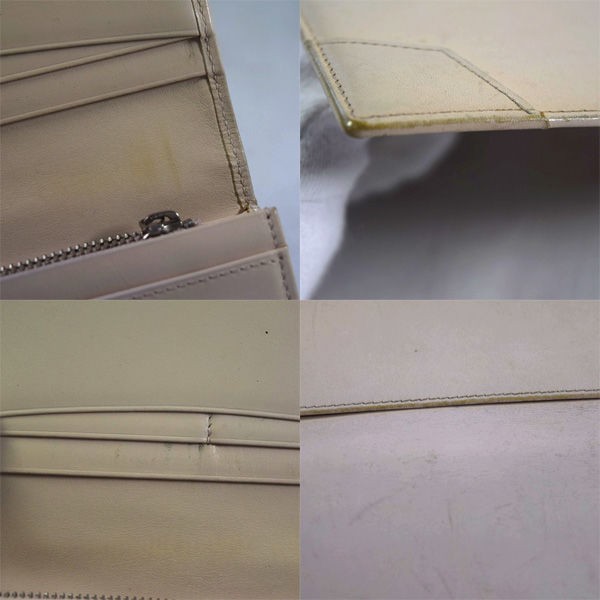 Vivienne Westwood / ヴィヴィアンウエストウッド ■オーブ 長財布 レザー アイボリー【財布/サイフ/ウォレット】【中古】 |au PAY マーケット