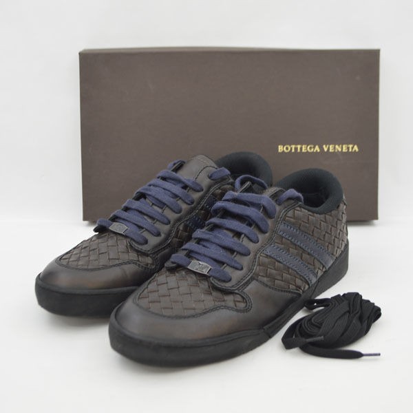 BOTTEGA VENETA / ボッテガヴェネタ ■ボッテガ　茶　シューズ　レザー　42　【メンズ/男性/紳士/靴/シューズ】 【中古】 の通販は