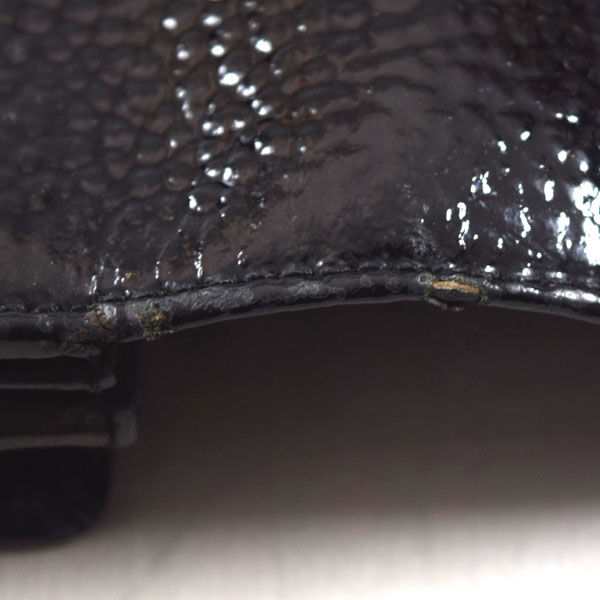 Vivienne Westwood / ヴィヴィアンウエストウッド ■ORB 二つ折り長財布 エナメル レザー 黒【財布/サイフ/ウォレット】【中古】の通販は