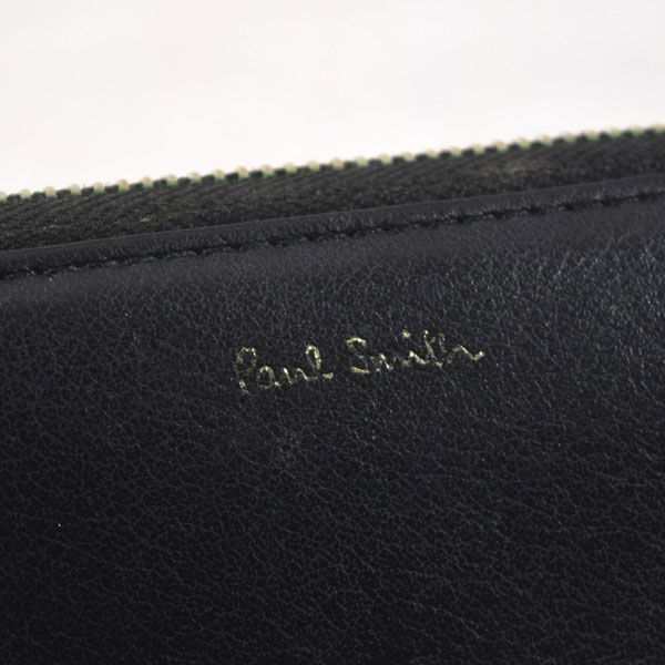 Paul Smith / ポールスミス □ラウンドファスナー長財布 レザー