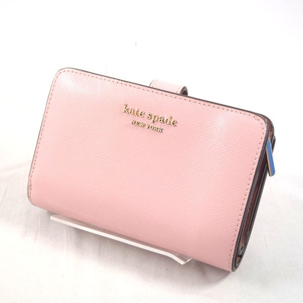 A詳細Kate Spade / ケイトスペード □ 二つ折り 財布 PVC ピンク 財布