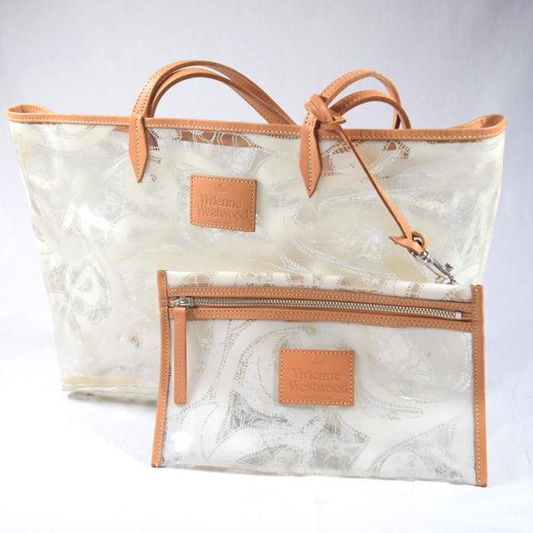 Vivienne Westwood / ヴィヴィアンウエストウッド ■トートバッグ エナメル クリアバッグ ポーチ付 VW1【バッグ/鞄】 【中古】