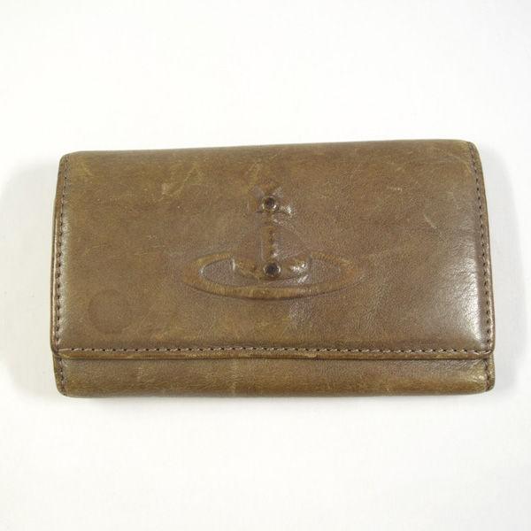Vivienne Westwood / ヴィヴィアンウエストウッド ■シークレット ORB 6連キーケース レザー 茶 VW1【KEY/キー/鍵】 【中古】 の通販は