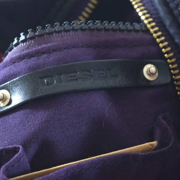 DIESEL / ディーゼル ■セミショルダーバッグ ナイロン レオパード　紫系　ピンク ブランド【バック/BAG/鞄/カバン】 【中古】 ｜au  PAY マーケット