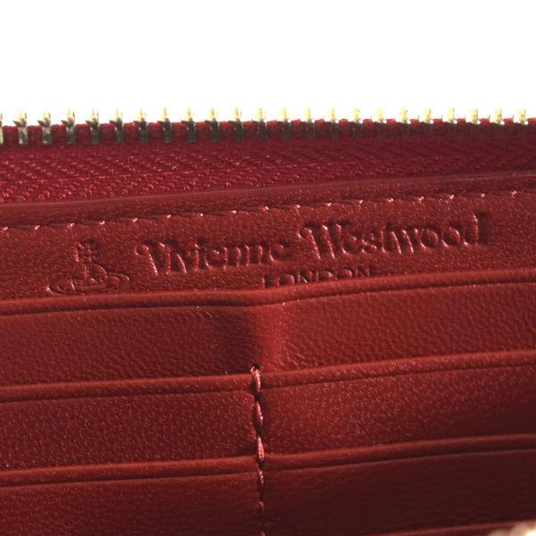 Vivienne Westwood赤スクイグルウォレットラウンドジップ 長財布 Vivienne Westwood / ヴィヴィアンウエストウッド □ラウンド