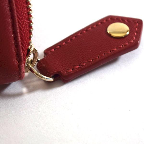 Vivienne Westwood赤スクイグルウォレットラウンドジップ 長財布 ヴィヴィアンウエストウッド Vivienne Westwood ラウンド