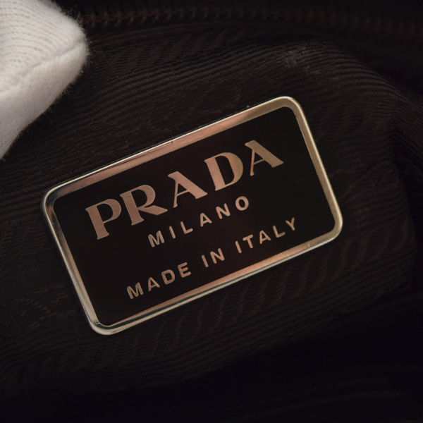 PRADA / プラダ □ショルダーバッグ ハンドバッグ グリーン ナイロン 8