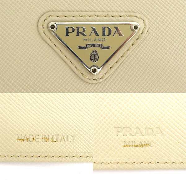 PRADA / プラダ ■手帳ケース レザー ベージュ ブランド【手帳/アドレス/住所録】 【中古】 ｜au PAY マーケット