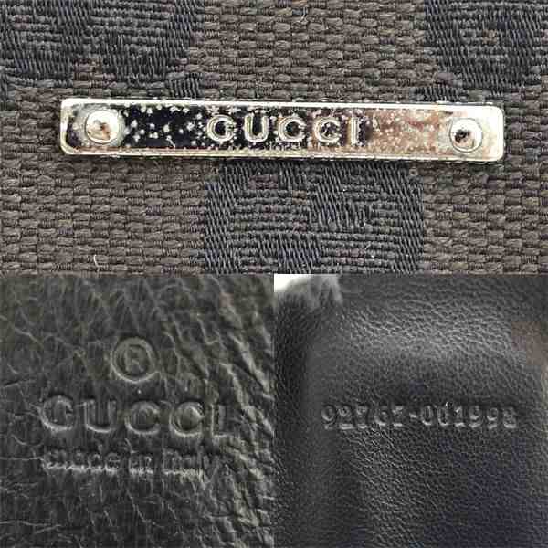 GUCCI グッチ □GG タバコケース シガレットケース 黒 キャンバス