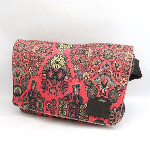 Vivienne Westwood / ヴィヴィアンウエストウッド ■メッセンジャー バッグ レッド ブラウン VW1【バッグ/バック/鞄】 【中古】