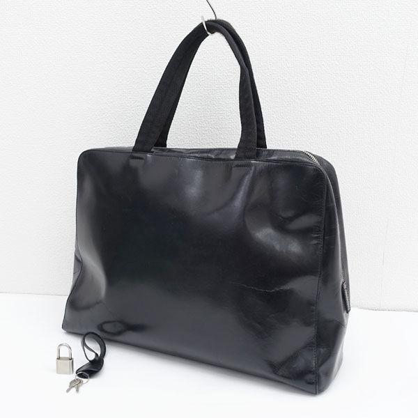 PRADA / プラダ ■カーフ ビジネス バッグ ブラック ブリーフ B8249 ブランド【バッグ/バック/BAG/鞄/カバン】 【中古】 の通販は