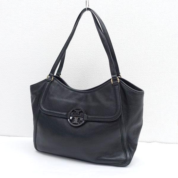 TORY BURCH / トリーバーチ ■セミショルダーバッグ　レザー　ブラック HSP-057 ブランド【バック/BAG/鞄/カバン】 【中古】