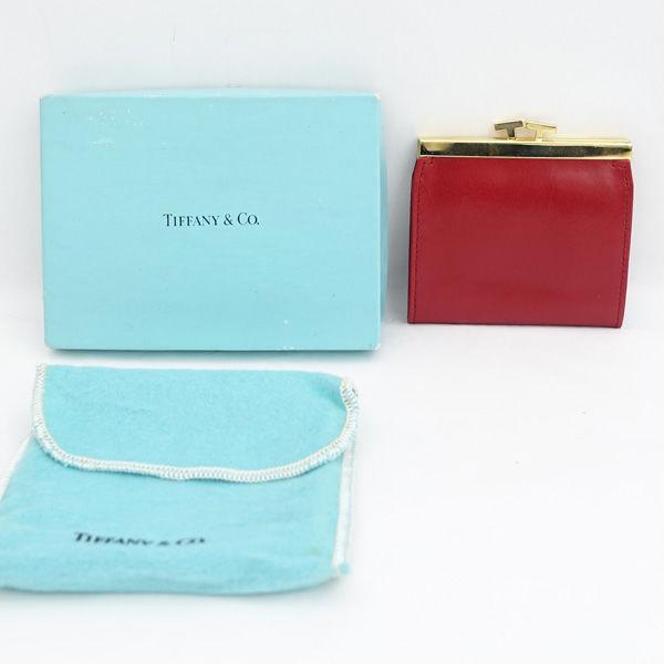 TIFFANY&Co. / ティファニー □コンパクト がま口 財布 ケース