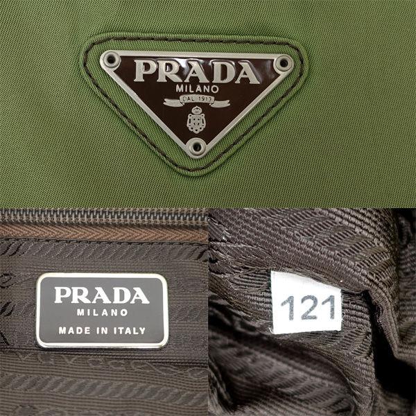 PRADA / プラダ □ハンドバッグ トートバッグ テスート ライトグリーン
