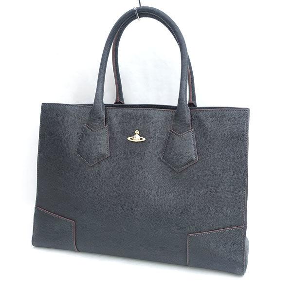 ☆Vivienne Westwood☆ サフィアーノ レザー トートバッグ サフィアーノレザートートバッグ SHOPPER | Vivienne westwood