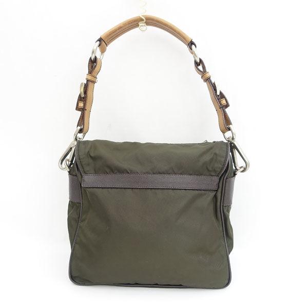 PRADA / プラダ □セミショルダーバッグ ハンドバッグ ナイロンレザー