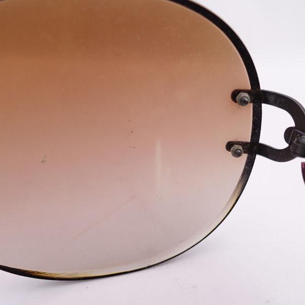 CELINE / セリーヌ ■マガダム サングラス ブラウン系 マガダムロゴ CO14390 ブランド【サングラス/メガネ/眼鏡】 【中古】 CELINE / セリーヌ □マガダム サングラス ブラウン系 マガダムロゴ