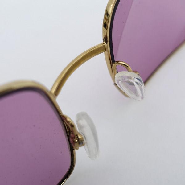 GUCCI / グッチ □サングラス ロゴ ゴールド ピンク ケース付き GG1378