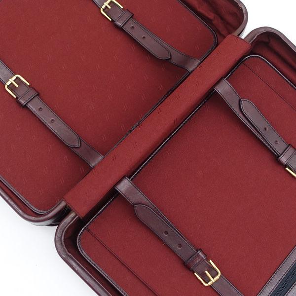 GOLD PFEIL /　ゴールドファイル ■トランク　旅行バッグ　レザー　ワインレッド ブランド【中古】  【代引不可】【同梱不可】 GOLD PFEIL / ゴールドファイル □トランク 旅行バッグ レザー ワイン