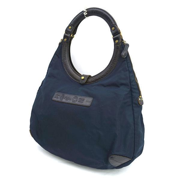 Felisi / フェリージ ■ワンショルダー　ハンドバッグ　ナイロン　ネイビー 9333 ブランド【バッグ/バック/BAG/鞄】 【中古】