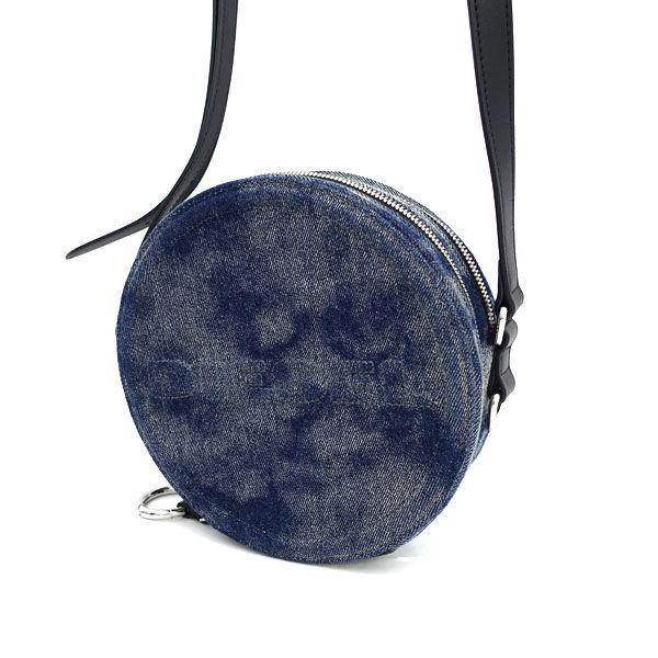 DIESEL / ディーゼル ■ショルダーバッグ　斜めかけ　エンボスロゴ　ネイビー ブランド【バック/BAG/鞄/カバン】 【中古】
