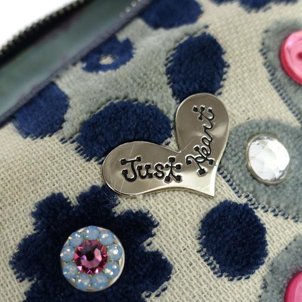 Think Bee! / シンクビー ■２WAY　チェーンショルダーバッグ ネイビー ホワイト ウール ブランド【BAG/鞄/カバン】 【中古】 Think Bee! / シンクビー □2WAY チェーンショルダーバッグ ネイビー