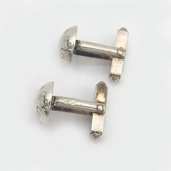 ルイヴィトン ダミエ SV925 カフス ボタン カフスリンクス LOUIS