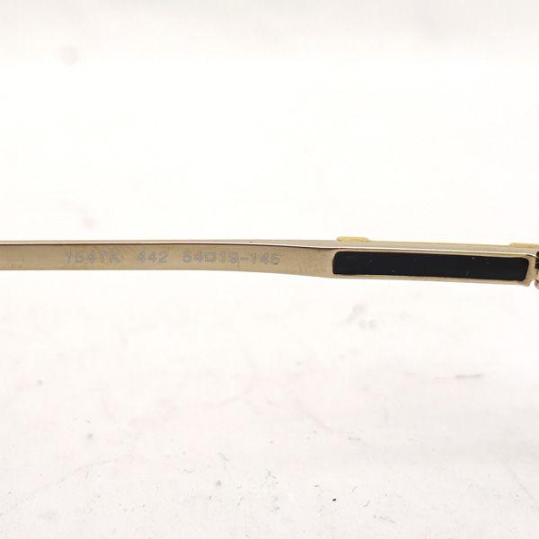 BVLGARI / ブルガリ □メガネ 度入り オニキス マットゴールド K18 750