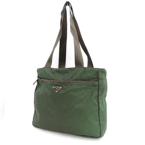 PRADA / プラダ ■バッグ　セミショルダーバッグ　ナイロン　オリーブ ブランド【バッグ/バック/BAG/鞄/カバン】 【中古】