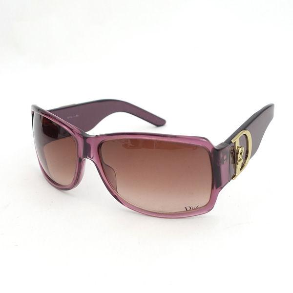 Christian Dior / クリスチャンディオール ■サングラス　プラスチック　レッド　パープル LTGTB ブランド　【中古】