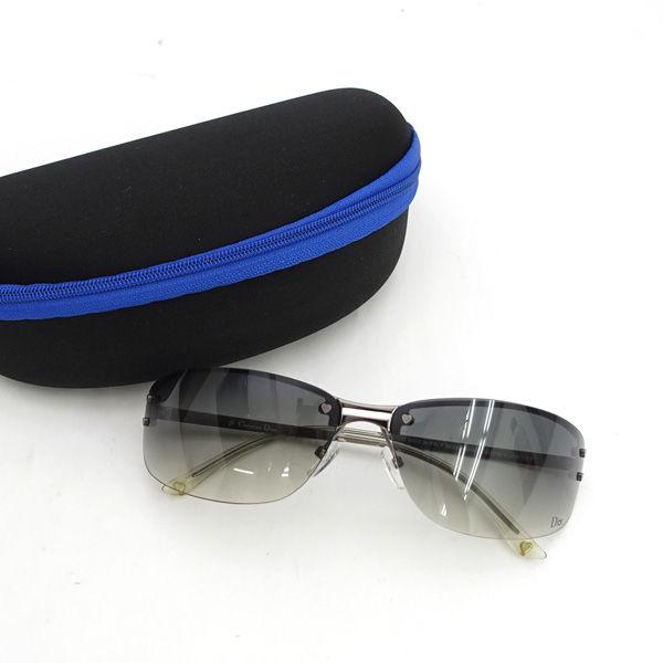 Christian Dior / クリスチャンディオール ■サングラス　レディース　スチール　シルバーカラー AUX44 ブランド　【中古】