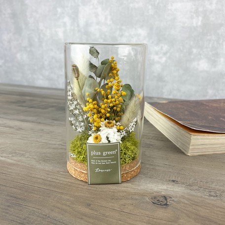 ドライフラワー ガラスボトルアレンジ コルクグラスミニ ミモザ インテリア雑貨 インテリアグリーン プリザーブドフラワー ドライフの通販はau Pay マーケット ロシナンテ オンライン