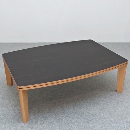カジュアルコタツ R天板 長方形105×75 BR/NA
