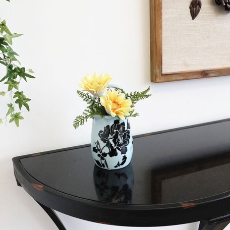 モダン ミニフラワーベース ペン立て ブラックローズ インテリアグリーン 花瓶 フラワースタンドの通販はau Pay マーケット ロシナンテ オンライン