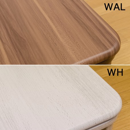 家具調折脚フラットヒーターコタツ 長方形 90x60 WAL/WHの通販はau PAY