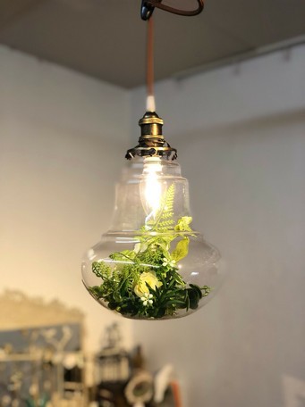 1灯 ペンダントライト Gr 003 1 照明 グリーン 緑 植物 インテリア 家具 飲食 美容室 エステ 備品 天井照明の通販はau Pay マーケット ロシナンテ オンライン